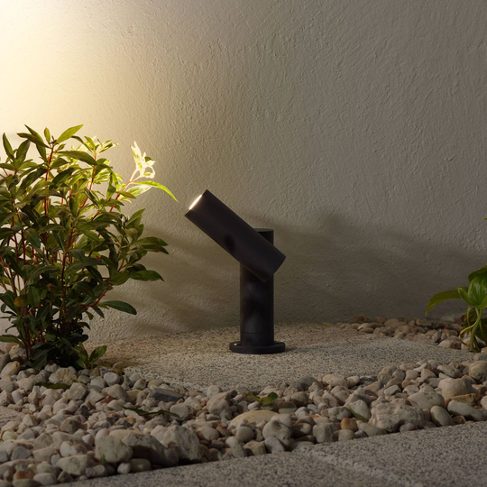 LED-sockellampa Narea, justerbar, 14 cm