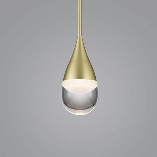 Helestra Deep LED-hänglampa, matt guld