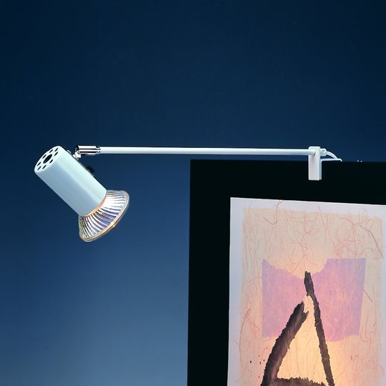 Standardklämlampa GRIP, vit