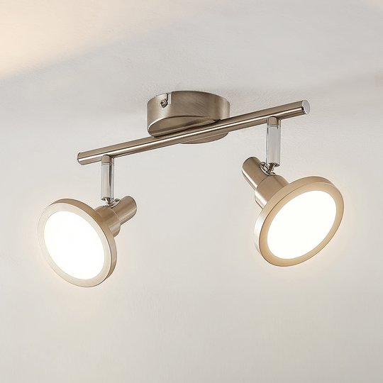 Lindby Unnur LED-spotlight, 2 lampor