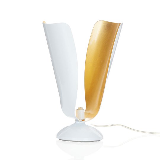Bordslampa Tropic med bladguld