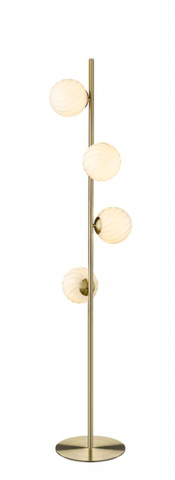 Twist 4 golvlampa (Antikmässing)