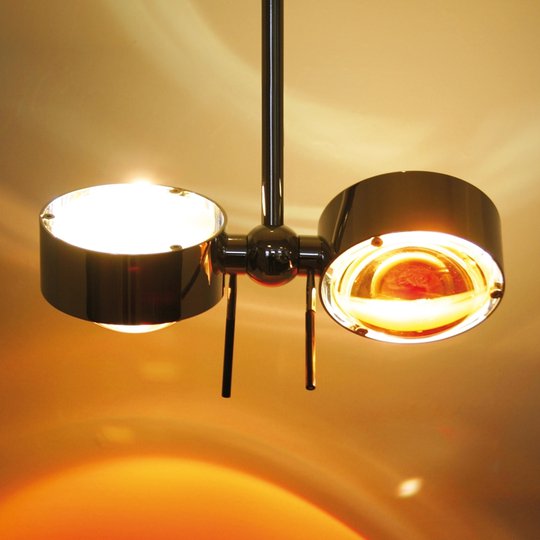 Riktbar hänglampa PUK CEILING, förkromad