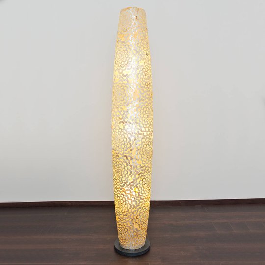 Mussel-glas-golvlampa Visione