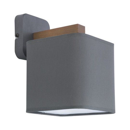 Vägglampa Tora, 1 lampa, grå