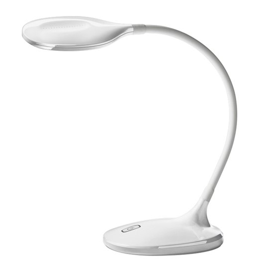 Flexibel LED-skrivbordslampa Sophie - vit