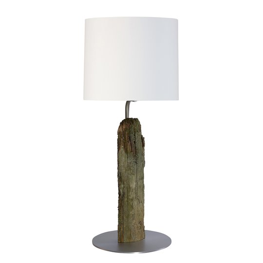 HerzBlut Alter Kavalier bordslampa med staketträ