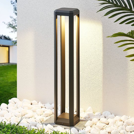 LED-väglampa Fery i antracit, 80 cm