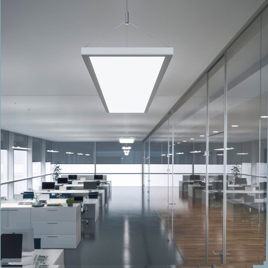 LED-hänglampa IDOO VTL, DALI, 65 W, CCT, silver