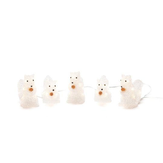 Ekorrar 5st LED (Klar/transparent)