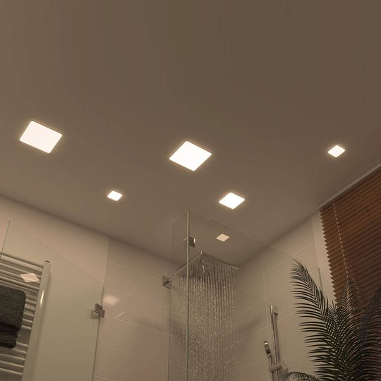 Paulmann Veluna LED-inbyggnadslampa 12,5 x 12,5