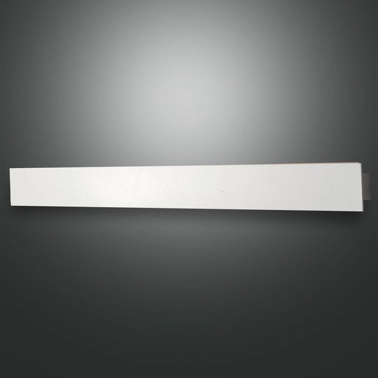 LED-vägglampa Lotus, vit, 93 cm lång