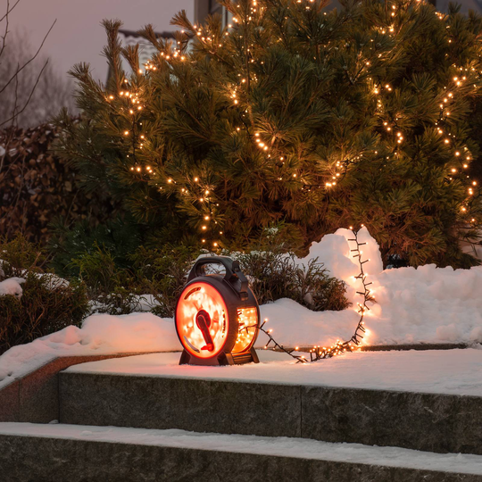 LED-ljusslinga Compact bärnsten 400 LED 8,78 m