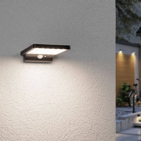 Paulmann Solveig LED-solcellsvägglampa med sensor