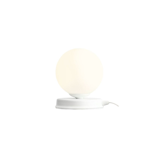 Ball bordslampa (Vit)