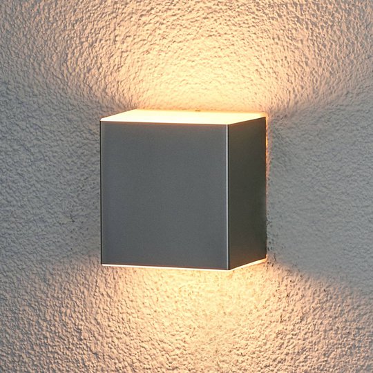 Philips Macaw –LED-utomhusvägglampa rostfritt stål