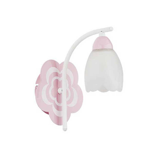 Vägglampa för barnrum Mailin i rosa