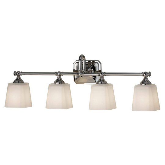 LED-vägglampa Concord för badrummet, 4 lampor