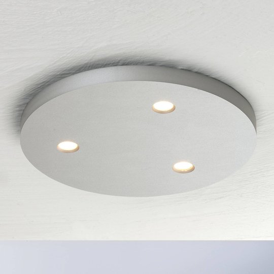 Bopp Close LED-taklampa 3 lampor rund aluminium