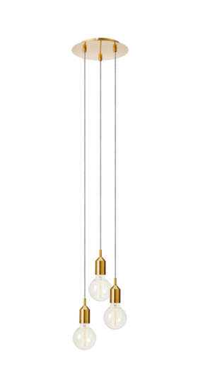 Bronx pendel 3L (rund) (Brons)
