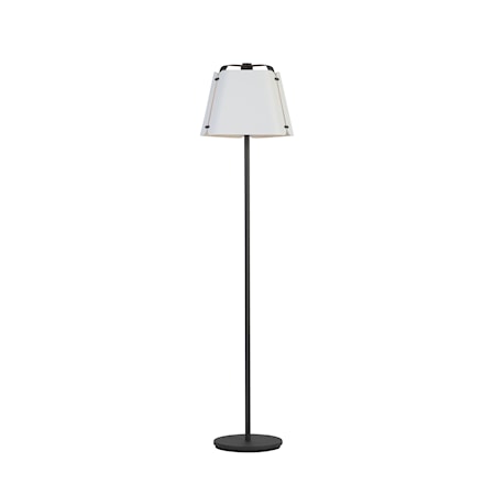 Fold Golvlampa Antracit/Vitstruktur 33 cm