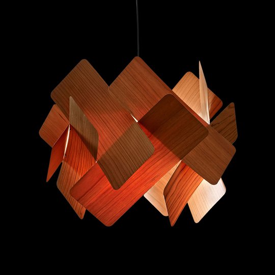 LZF Escape hänglampa, Ø 56 cm, choklad
