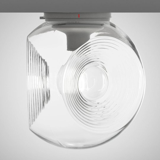Fabbian Eyes - glas-taklampa med klar diffusor