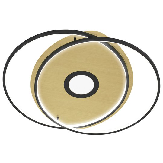 Paul Neuhaus Q-AMIRA LED-taklampa oval, svart