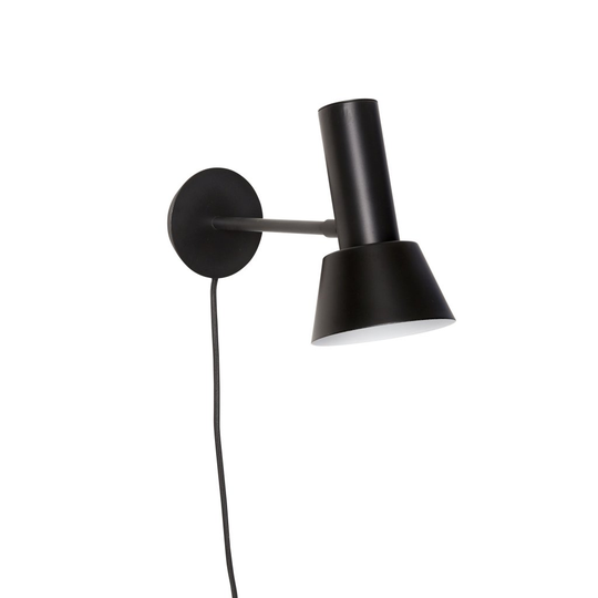 Tap vägglampa (Svart)