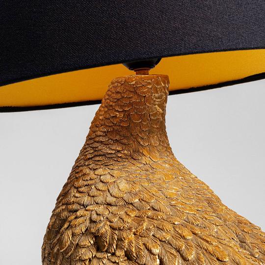 KARE Animal Duck bordslampa med tygskärm