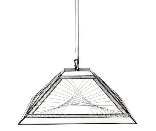 String taklampa 40cm (Svart)