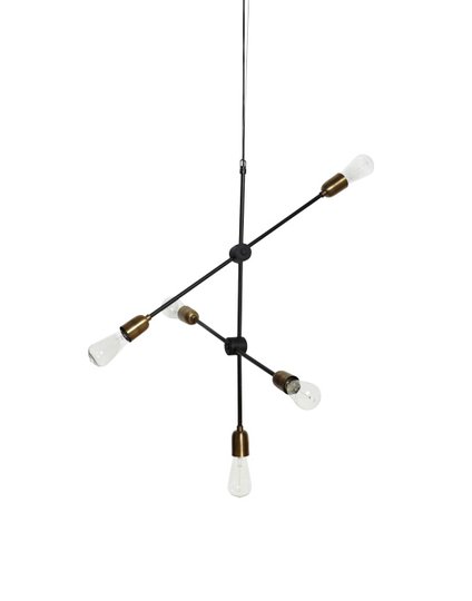 Taklampa Molecular 5 arm, House Doctor