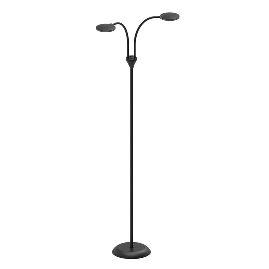 Fix LED golvlampa 2L (Svart)