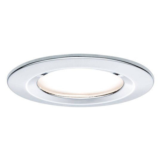 Paulmann Coin Slim rund IP44 krom 3-pack
