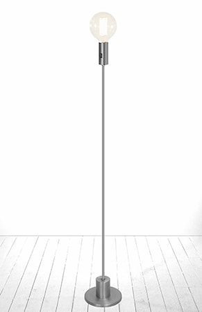Golvlampa Bright Antiksilver