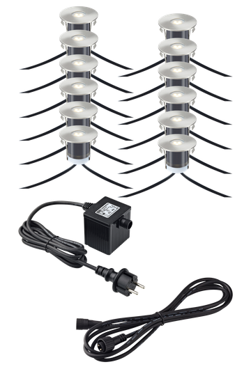 GARDEN24 - 12 PCS DECKLIGHT SET