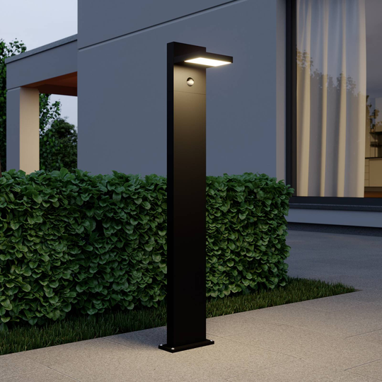 LED-pollare Silvan, 100 cm, med sensor