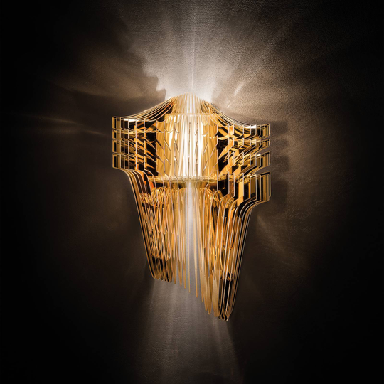 Slamp Aria Applique vägglampa, guld