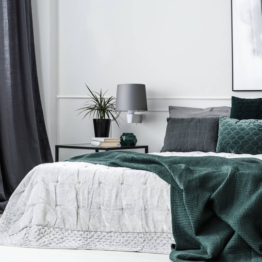 Vägglampa Chillin I med omkopplare, grå/vit