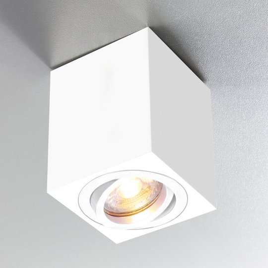 Påbyggnads-downlight ADL8001, vit