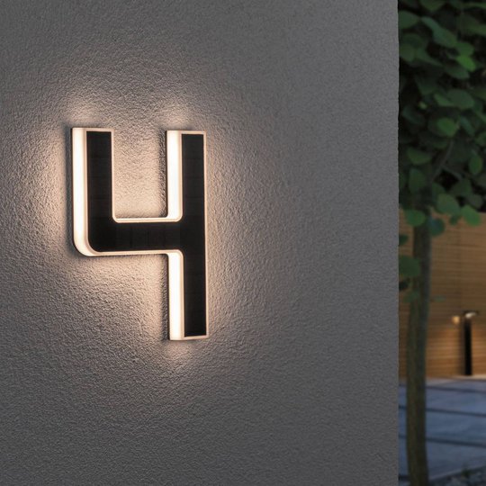 Paulmann LED-solcellshusnummer 4