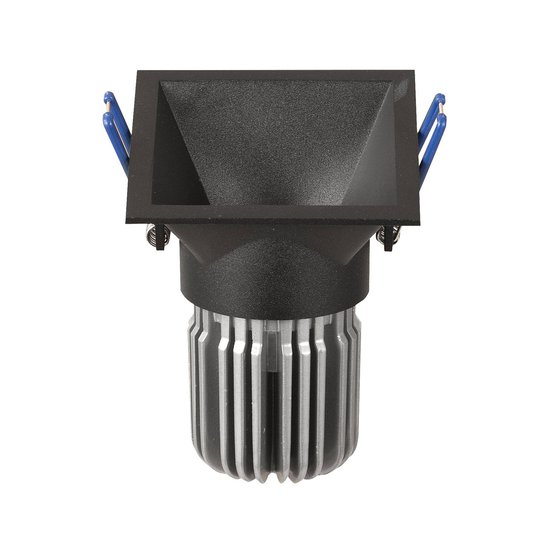 LED-inbyggnadsspot Toodle kantig asymmetr. svart