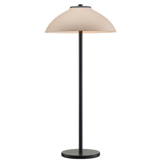 Bordslampa Vali, höjd 50 cm, svart/beige