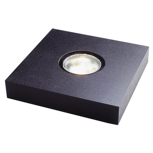 Ljusplatta 150x150 LED (Svart)