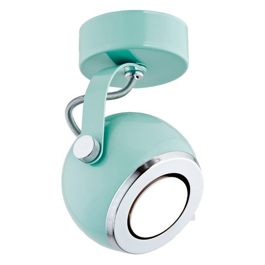 Takspotlight Kron, 1 lampa, mintgrön