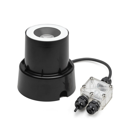 LED-golvinbyggnadslampa 7876, vit