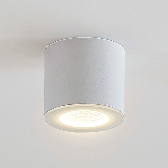 LED-Downlight Demiran i vitt, rund