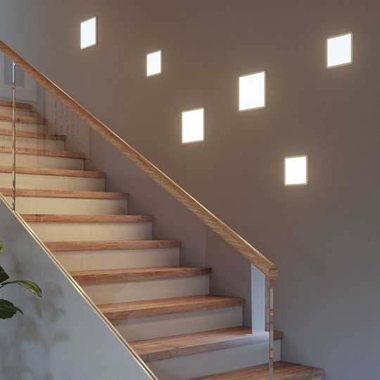 Paulmann Panel Areo 830 kantig vit 3stepdim 17,5cm