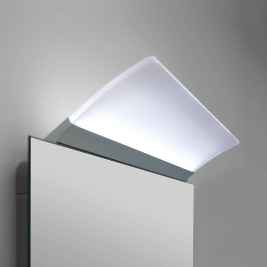 Bredd LED-spegellampa Angela, IP44, 30 cm
