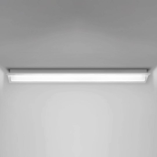 LED-taklampa Flurry, 70 cm, vit